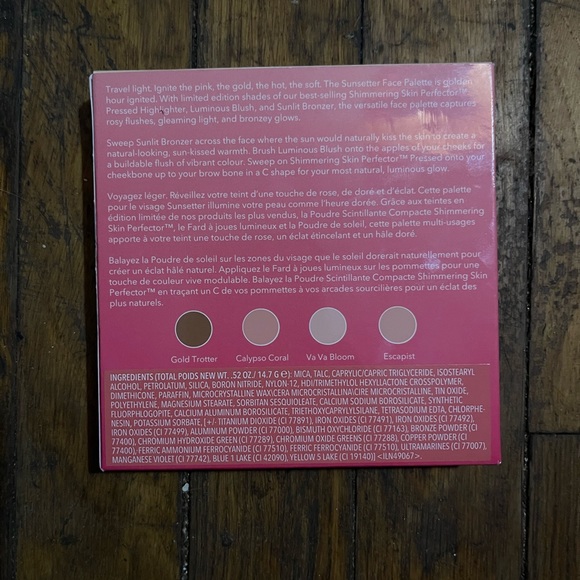 DISCONTINUED!! NIB!! LAST ONE!! BECCA COSMETICS SUNSETTER FACE PALETTE!! - Picture 6 of 6